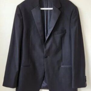 Yves Saint Laurent Black Tuxedo Jacket 46